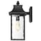 Nuvo Austen Outdoor Large Wall Lantern 1 Light Matte Black Finish 60/5998 - alternate 5